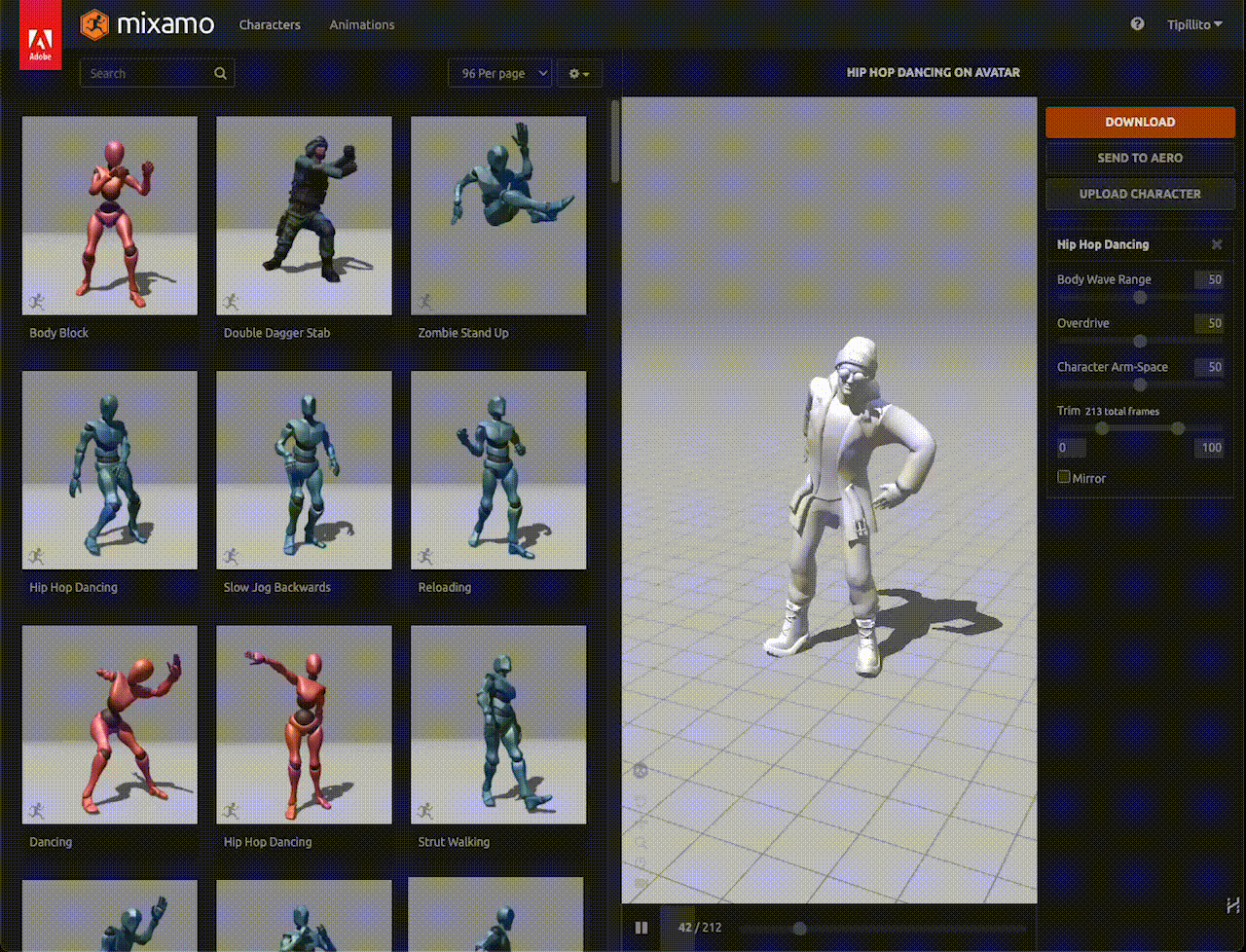 Felix, the digital human in this post, is showing his best hip-hop moves.