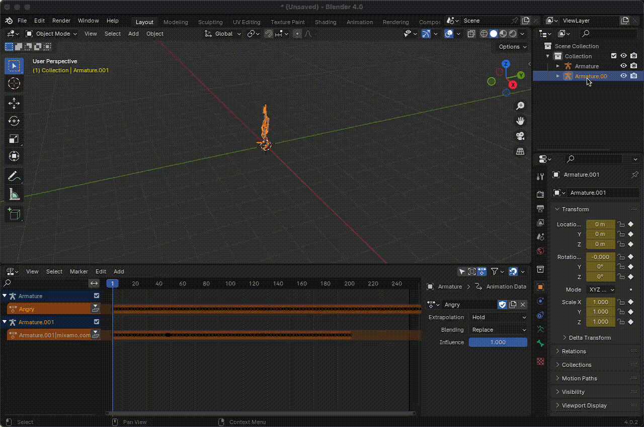 Disarticulate the armature.