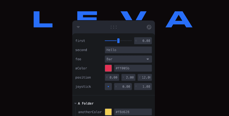 LEVA control panel