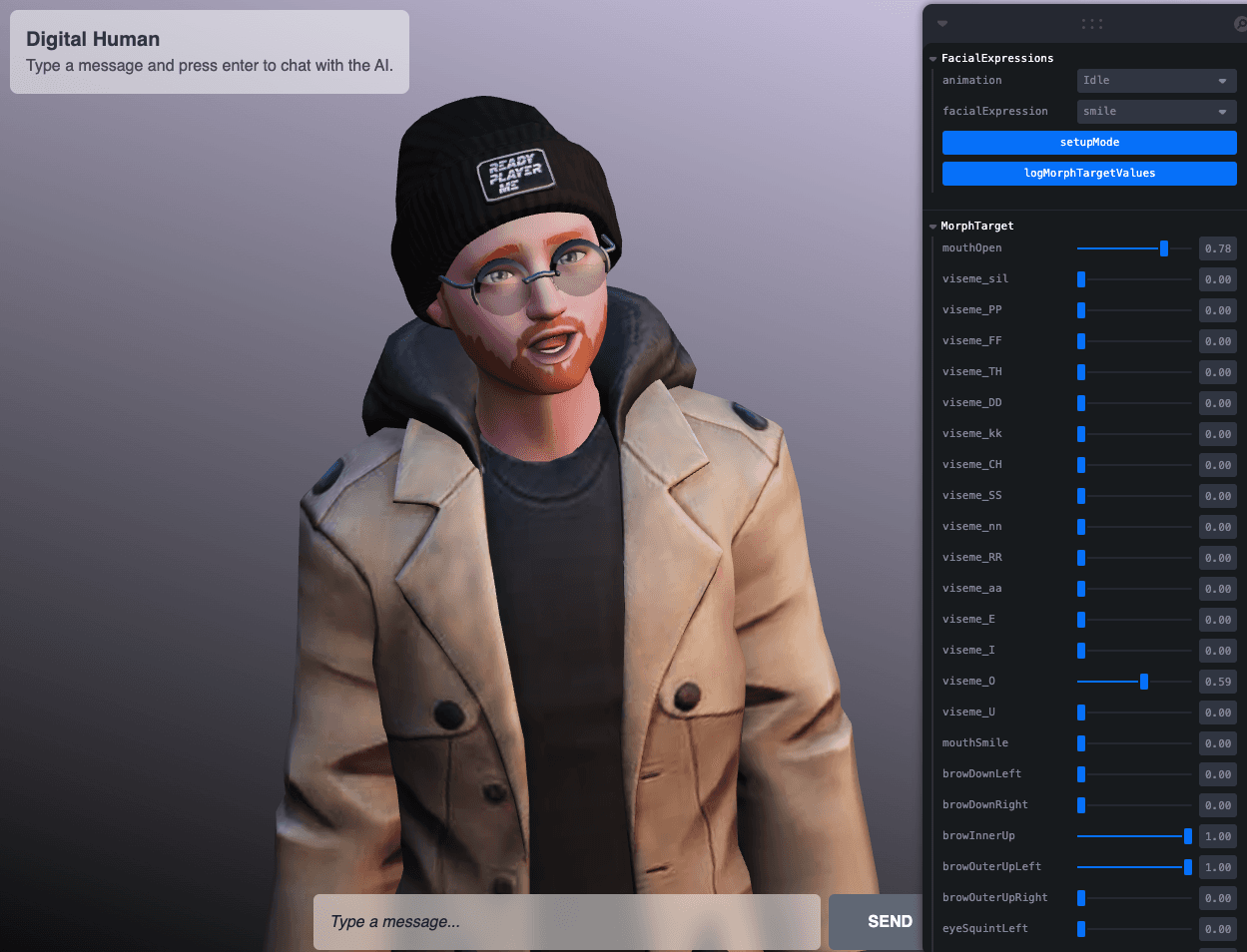 Adjusting morphological parameters.
